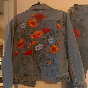Levi’s jean jacket & matching jeans